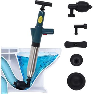 OEM Desatascador De Inodoro Qimeitech, Desatascador De Inodoro De Alta Presi&oacute;n Para Desatascar Inodoros, Lavabos, Ba&ntilde;eras Y Desag&uuml;es De Suelo -crezuo