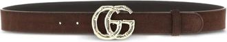 Gucci Riem met logo - Bruin