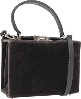 Fendi Pre-owned Vintage Mini Schoudertas - Dames - Vintage Mini Tas - Grijs - ONE Size - Vintage