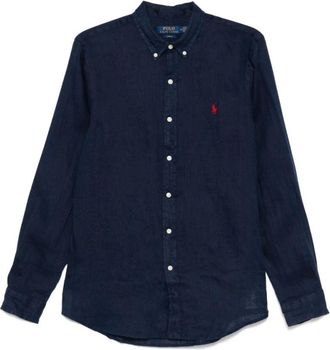 Polo Ralph Lauren Casual Shirts, male, Blue, Size: XL Stylish Shirts Collection