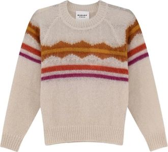 Isabel Marant Truien & Vesten, Dames, Grijs, 2Xs, Round-neck Truien