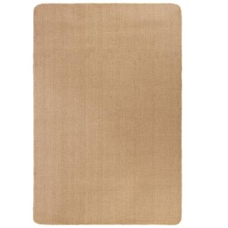 vidaXL Alfombra De Yute Con Reverso De L&aacute;tex Gris 180x250 Cm Vidaxl