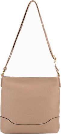 Pourchet 110 Magnet Crossbody Bag - Dames - Schoudertassen - Beige - ONE Size - Leer - Tassen
