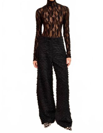 Ulla Johnson Beatrix Wide Leg Trousers In Black