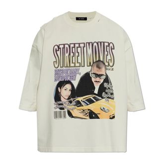 Willy Chavarria Camiseta de Algod&oacute;n Street Moves Buffalo - Tops - Hombre - Beige - XS