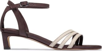 Bernardo Lima Low Heel Sandal in Dark Chocolate at Nordstrom, Size 6.5