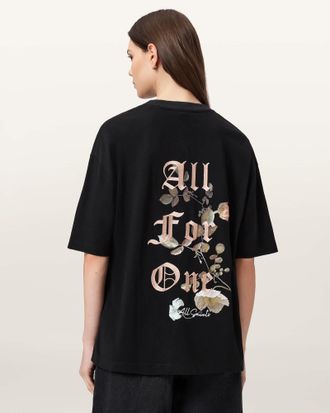 AllSaints Oneness Etta Oversized T-Shirt