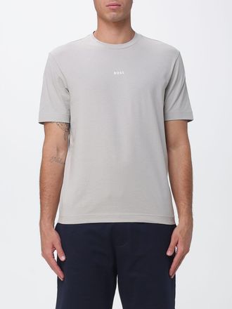 HUGO BOSS T-shirt in cotone stretch con logo