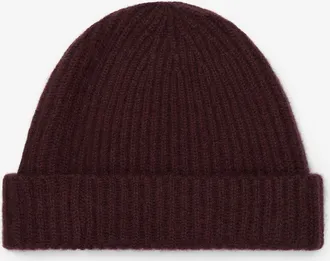 Corneliani Burgundy Sublime Cashmere beanie