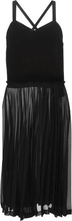 Comme Des Garçons sheer pleated dress - Nero