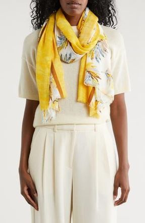 Area Stars Palm Leaf Scarf in Yellow at Nordstrom Rack