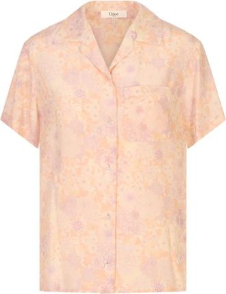 Chlo&eacute; Top HS - Dames - Overhemden - Roze - 2XS - Overhemden