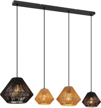 Globo Lighting L&aacute;mpara Colgante - Houdini - Negro - Metal - Gran L&aacute;mpara - Globo