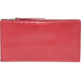 Hobo Gracie Leather Wallet in Loganberry at Nordstrom Rack