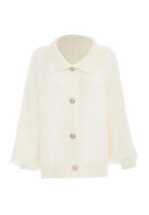 Faina Vest Dames wolwit