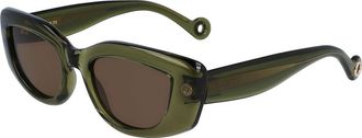 Lanvin LNV641S 319 Womens Sunglasses Green Size 50