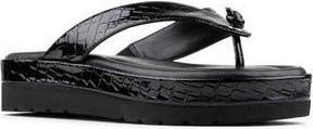 Donald J Pliner Thong Sandal in Black at Nordstrom Rack, Size 8.5