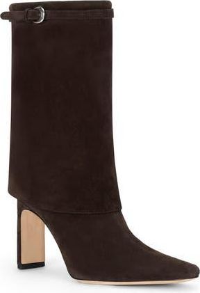 Staud Wally Foldover Boot in Espresso at Nordstrom Rack, Size 5Us / 35Eu