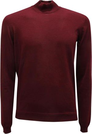 Goes Botanical Lupetto Costina Sweater - Heren - Coltruien - Rood - S - Wol - Truien & Vesten