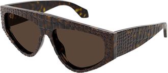 Alaia AA0097S 002 Womens Sunglasses Brown Size Standard