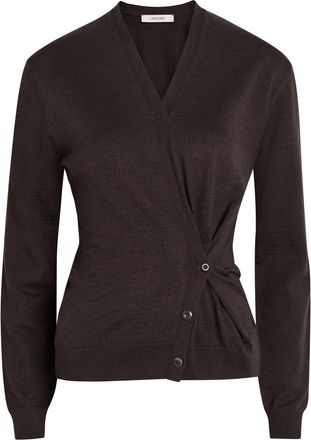 Christophe Lemaire Twisted Knit Jumper - Dark Brown - Xxs (UK4 / Xxs)