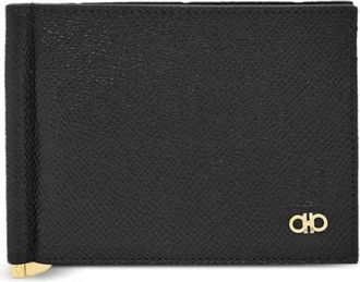 Ferragamo Micro Gancio Kaarthouder - Heren - Portefeuilles - Zwart - ONE Size - Nylon - Accessoires