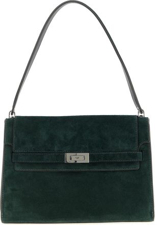 Tory Burch Green Lee Radziwill Large Shoulder Bag