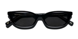 L.G.R Aloe 6855 Womens Sunglasses Black Size 52