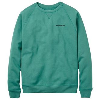 Passenger Roamer Organic Cotton Sweatshirt Pullover f&uuml;r Herren | t&uuml;rkis