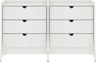 Manhattan Comfort Coney Mid-Century Modern 3-Drawer Dresser