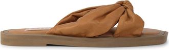 Belle & Bloom You & I Knot Detail Slides in Brown at Nordstrom, Size 10