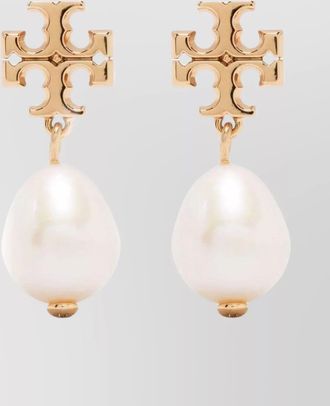 Tory Burch pearl drop earrings