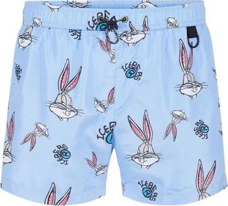 Iceberg Badmode, Heren, Blauw, S, Polyester, Korte Boardshorts