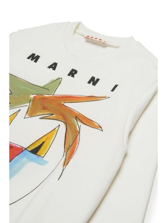Marni Logo Cotton Sweatshirt - Multicolor