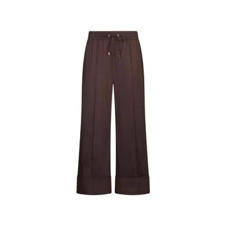 Liu Jo Wide Trousers, female, Brown, Size: 2XS Ta6167 T416A Wide Trousers