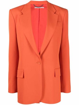 Stella McCartney Blazer monopetto sartoriale - Arancione