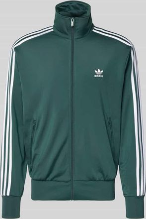 adidas Originals Regular Fit Sweatjacke mit Stehkragen Modell Bird in Dunkelgruen, Größe XXL