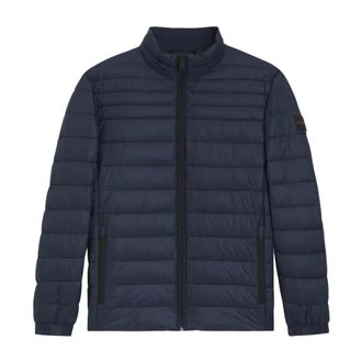 HUGO BOSS Heren, Jassen, Blauw, Maat: 6XL Katoen