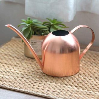 OEM Regadera De Acero Inoxidable Para Plantas, Jard&iacute;n Interior, Regadera De Metal, Abertura Larga, Regadera De Exterior Con Boquilla, Para Plantas De Inte