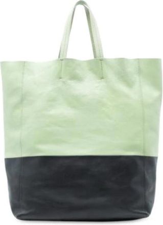 Celine Pre-owned Leren Tote - Dames - Vintage Shopper - Veelkleurig - ONE Size - Leer - Vintage