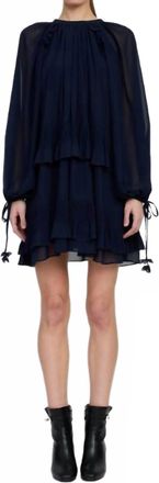 En Saison Nicolette Mini Dress In Navy