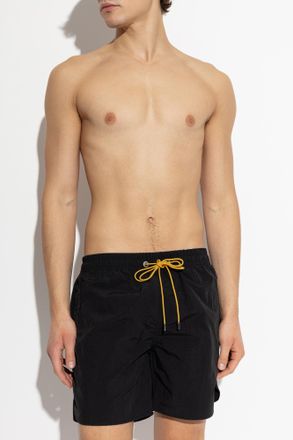 Rhude Swim Shorts With Logo, Mens, Black