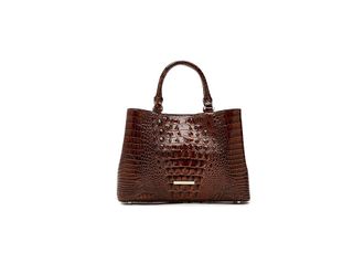 Brahmin Small Denise Cross Body Womens Handbags Pecan, Leather