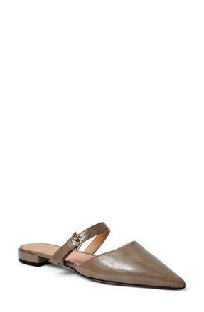 Bruno Magli Pasha Mule in Taupe Crinkle Patent at Nordstrom Rack, Size 10.5