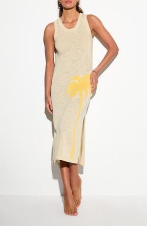 Spiritual Gangster Lucy Palm Tank Sweater Dress in Canvas at Nordstrom Rack, Size X-Large