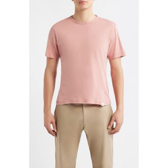 Merz b. Schwanen PIMATEE01 Organic Cotton Tee in Rosewood at Nordstrom, Size Xx-Large