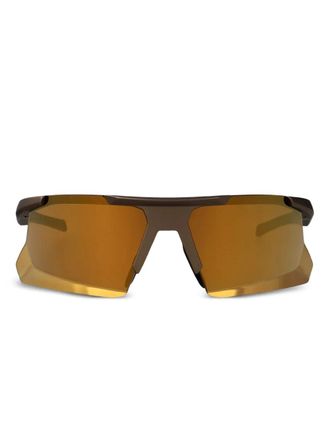 adidas Dunamis geometric-frame sunglasses - men - Nylon - 80 - Brown
