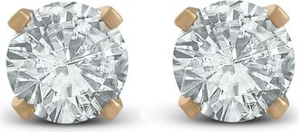 Pompeii3 7/8ct Diamond Studs 14K Yellow Gold