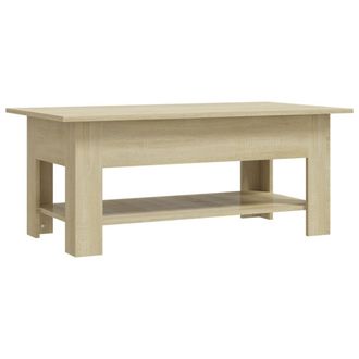 vidaXL Vidaxl - Mesa De Centro Madera De Ingenier&iacute;a Roble Sonoma 102x55x42 Cm