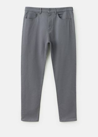Mango Pantaloni cotone regular-fit grigio scuro - Uomo - 44 - MANGO MAN